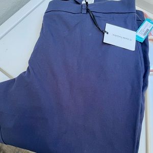 Navy Hawthorn capri slacks